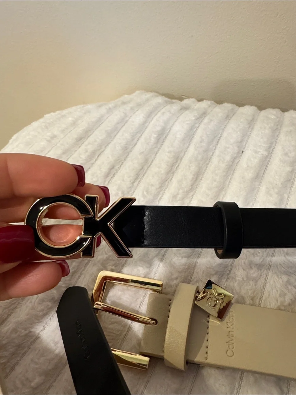 🤍Set of Two Calvin Klein Belts for Women